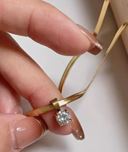 Lucia Necklace (Gold Plated)