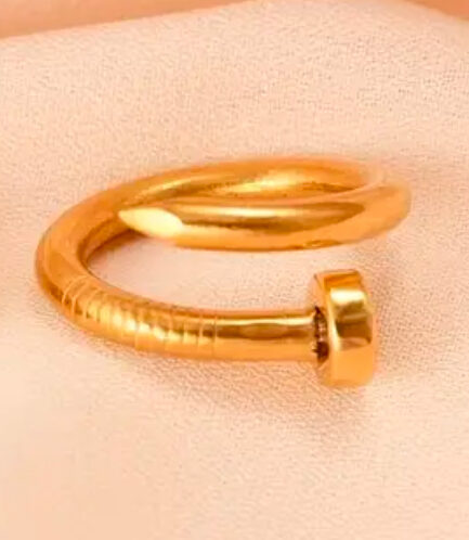 Cross Knot Ring (Gold Plated)
