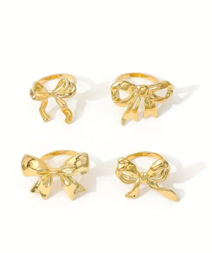 Nova Bow Ringset (Gold Plated)