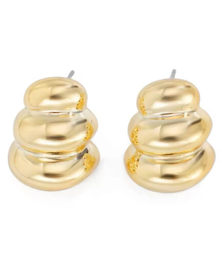 Stuffed Hoop (Gold Plated)