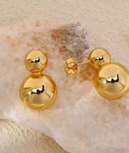Bubble Bob Earings (Gold Plated)