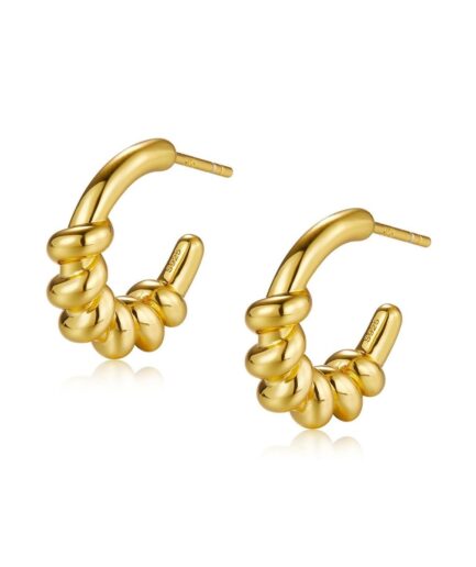 Shacked Hoops (Gold Plated)
