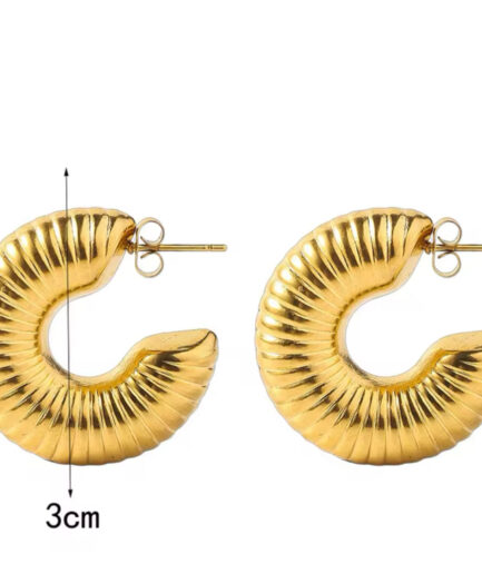 Bottle Hoops (Gold Plated)