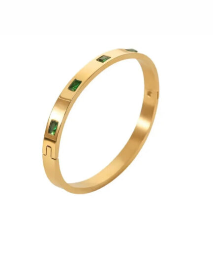 Green Amro Studed Cuff